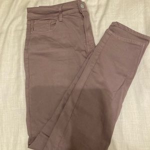 Mauve pants, Old Navy, size 8